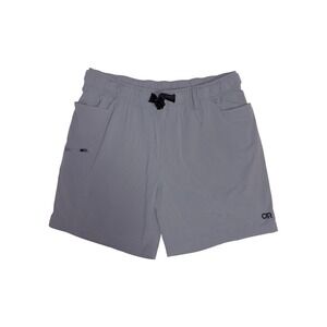 OUTDOOR RESEARCH Ferrosi Shorts Mens XL Gray Hiking Belted 7" Inseam Stretch